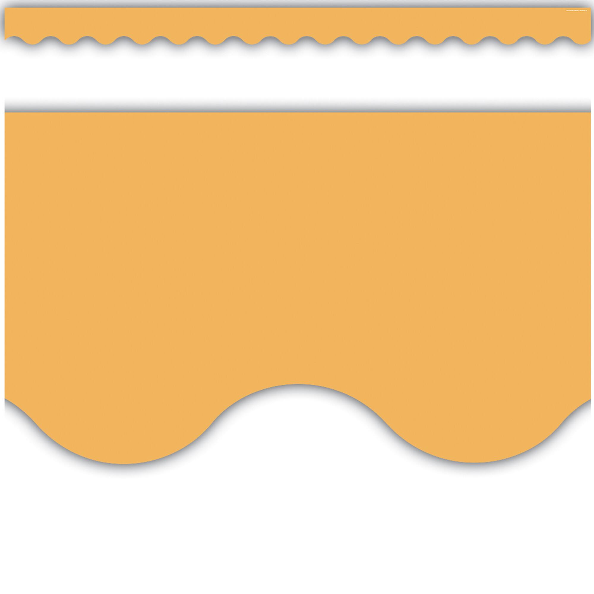Teacher Created Resources® Golden Sun Scalloped Border Trim, 6 Packs of 12